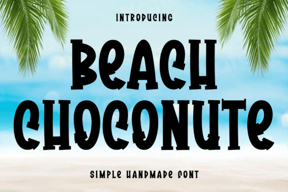 Beach Choconute: Elegant Handwritten Script for Modern Design