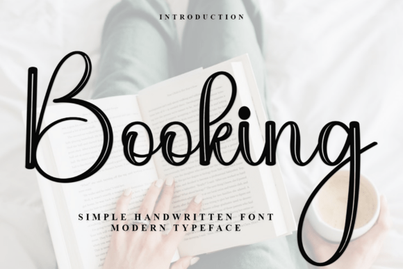 Booking: A Creative Font for Unique Design Projects