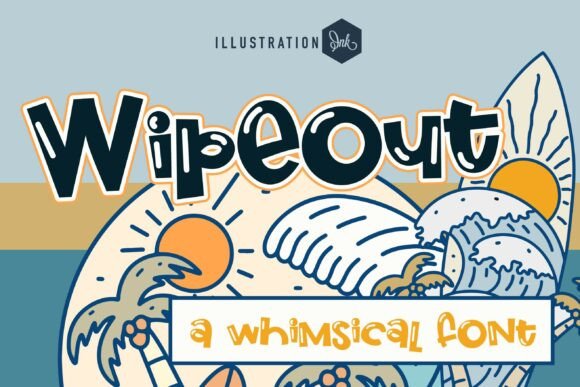 Catch the Wave: The Bold Spirit of the Wipeout Typeface