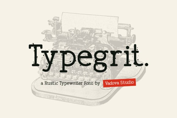 Discover Typegrit: A Typeface with Vintage Soul