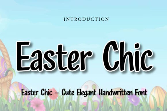 Easter Chic: Elegant Handwritten Font for Spring