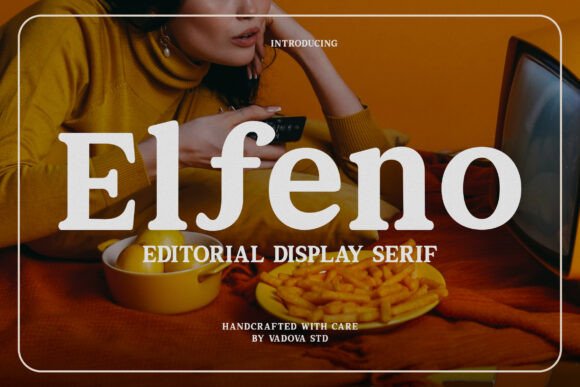 Elfeno: A Retro Elegant Serif for Modern Design