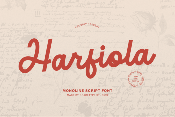 Harfiola: A Monoline Script with Timeless Charm