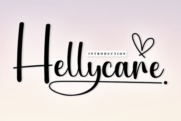Hellycare: A Sweet Handwritten Font for Elegant Designs