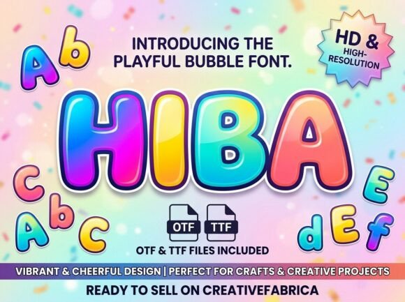 Hiba: The Decorative Display Font for Impactful Design