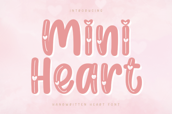 Mini Heart: A Playful Handwritten Font with Charming Details