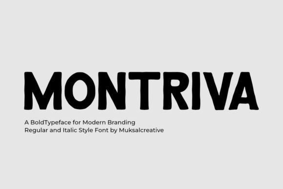 Montriva: A Bold Sans-Serif for Confident Branding