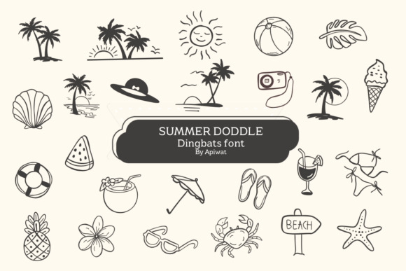Summer Doodle: Capture Sun-Soaked Charm in Your Designs