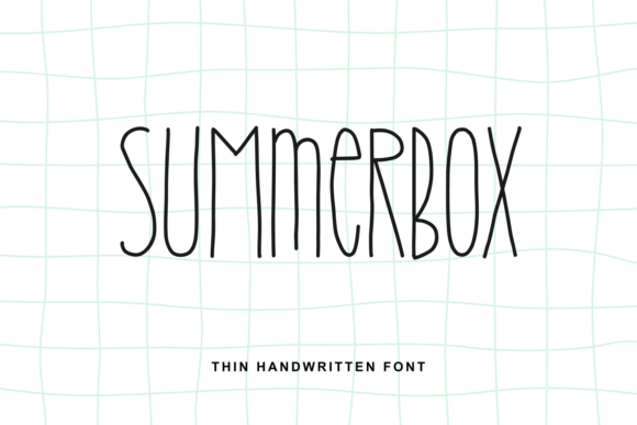 Summerbox: A Quirky Handwritten Font for Modern Designs