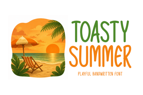 Toasty Summer: A Handwritten Font with Warmth and Charm