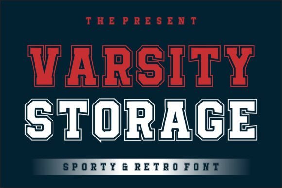 Varsity Storage: The Bold Display Font for School Spirit