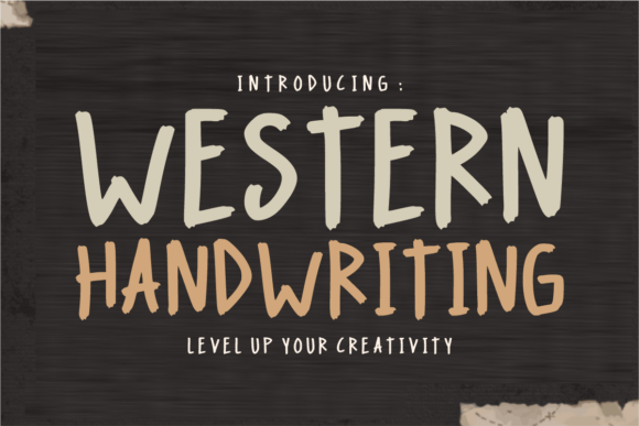 Western Handwriting: A Rugged, Organic & Adventurous Display Font